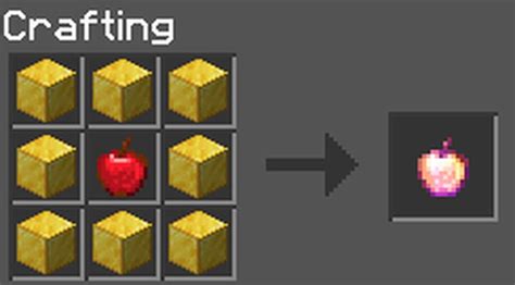 Craftable Notch Apple Minecraft Data Pack