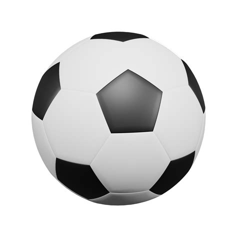 3D render football isolated on transparent background 9357879 PNG