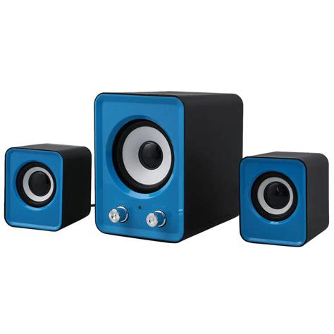 Mini PC Speakers USB 2.0 Stereo Portable Computer Speaker for Laptop ...