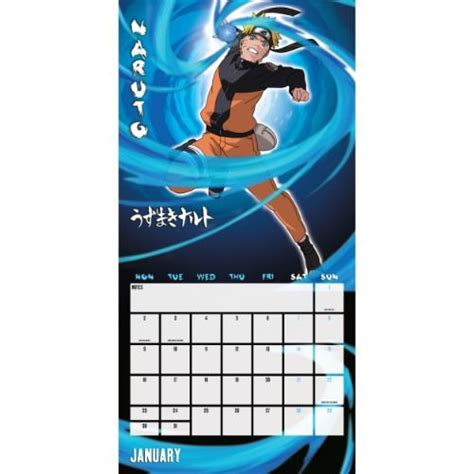 2023 Naruto Shippuden Wall Calendar | Waterstones