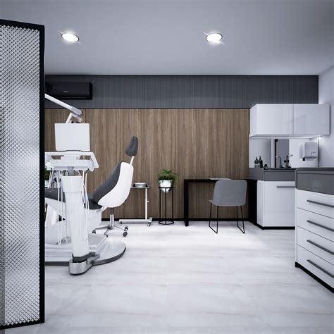 interior design of a dental clinic on Behance