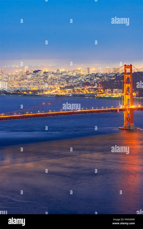 Golden Gate bridge Sunset Stock Photo - Alamy