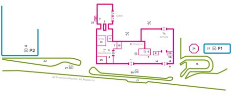 Plattegrond Maastricht Aachen Airport