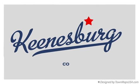 Map of Keenesburg, CO, Colorado