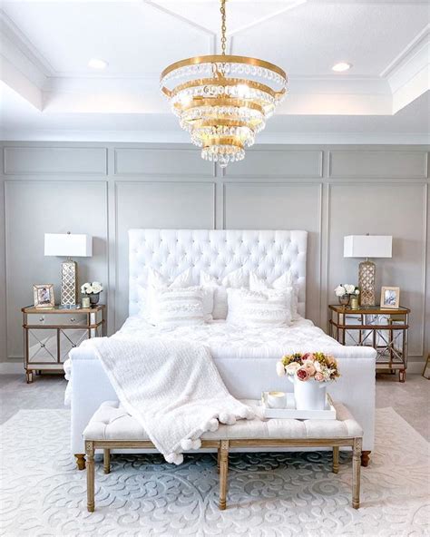 19 Amazing Glam Bedrooms with Chic Style | Glam bedroom, Glam bedroom decor, Feminine bedroom