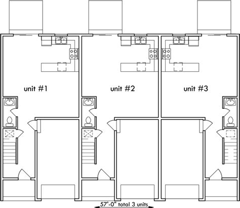 12+ Triplex house plans for narrow lots info