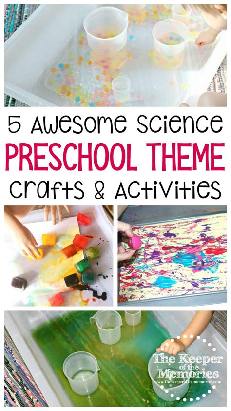 5+ Awesome Science Lab Preschool Monthly Theme Crafts & Activities