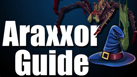 RuneScape PVM Guide: Araxxor with Mage/ Araxxor mit Magie - YouTube