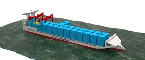 Container Ship Designer Aims to Beat Shallow Draughts and Slow Steaming Problem