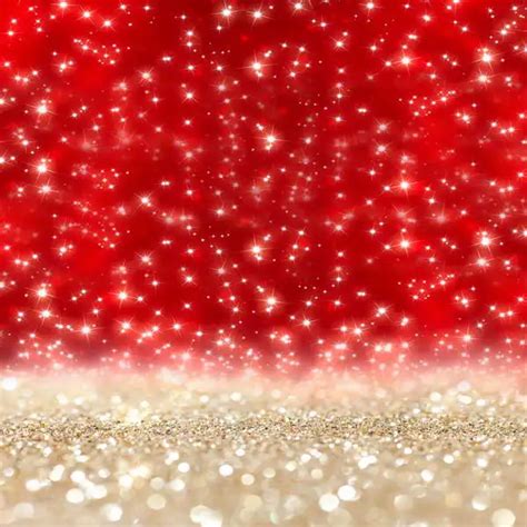 Sparkly Glitter Red Gold Bokeh Sequins backdrops Vinyl cloth High quality Computer print wall ...