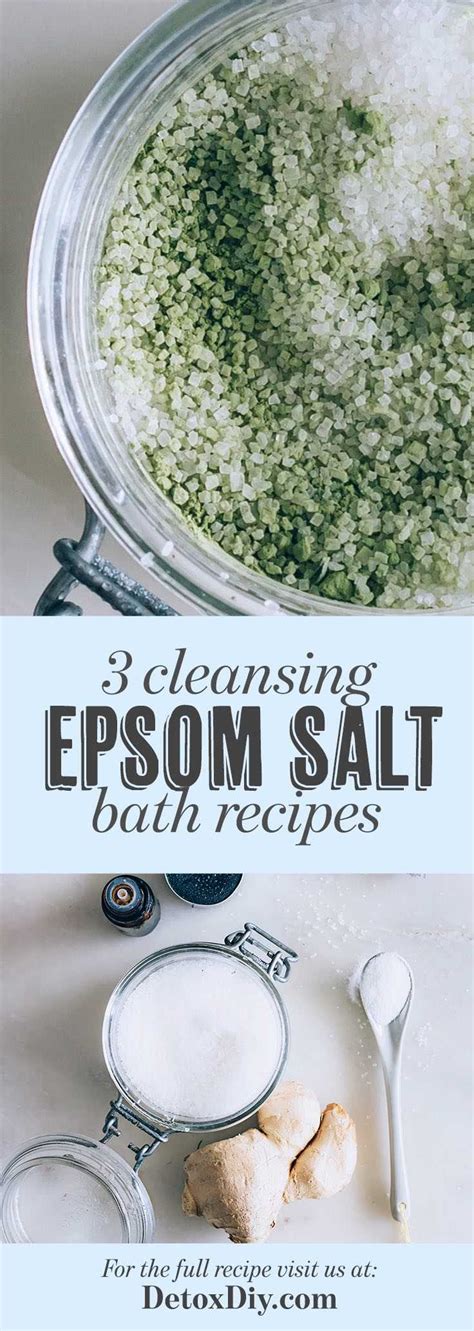 3 Diy Epsom Salt Baths to Detoxify and Cleanse Your Skin - Detox DIY