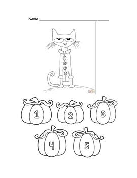 Pete the Cat and the Five Pumpkins by Gotta Love Kindergarten | TPT