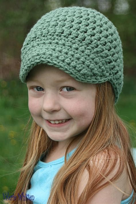 Free Crochet Pattern Hat with Brim for Summer Vallieskids Quickly ...