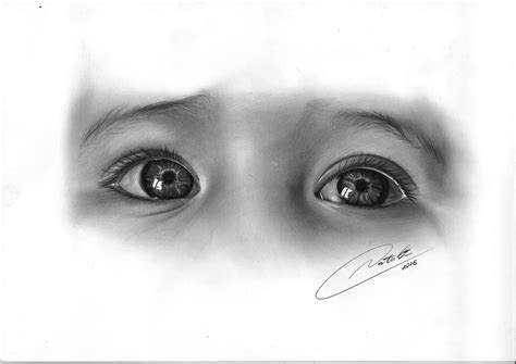 Baby Eyes Drawing