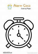 Alarm Clock Coloring Pages For Kids – Free Printables  Art & Craft sketch template