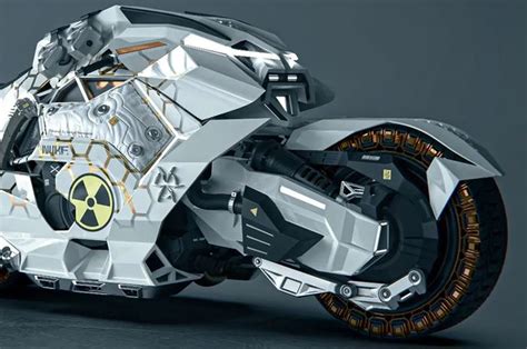 This monstrous nuclear-powered bike is teleported from an unknown realm - Yanko Design