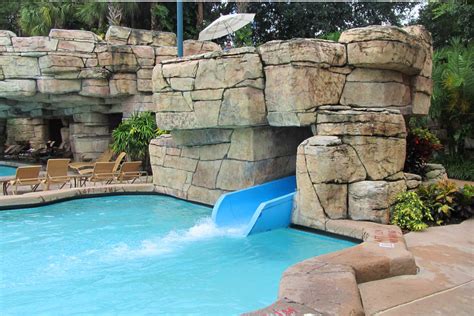 Walt Disney World Swan Resort with 4 Quiet Pools Water Slide, waterfall