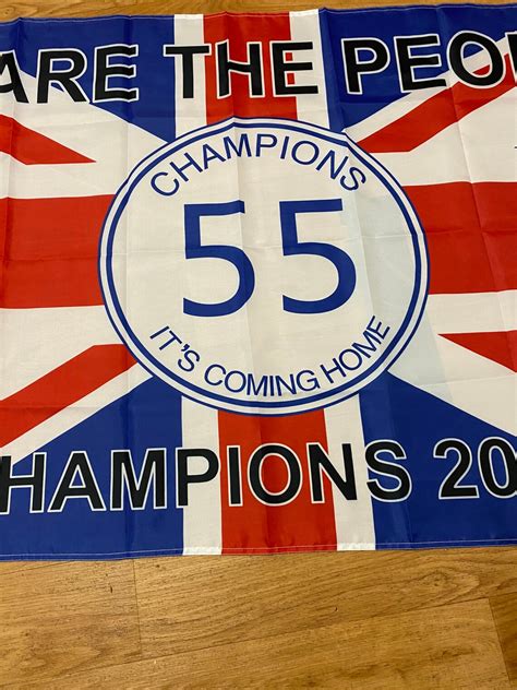 Glasgow Rangers champions 55 flag 5ft x 3FT brand new in | Etsy