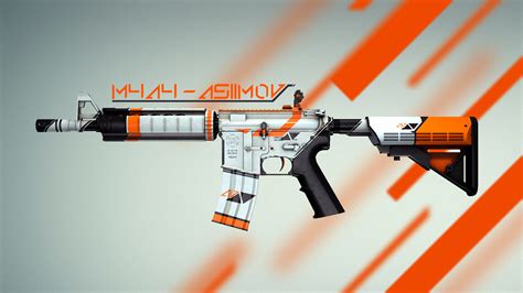 Papeis de parede 1920x1080 Counter Strike Fuzil de assalto M4A4 asiimov ...