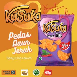 Kusuka Keripik Talas Pedas Daun Jeruk / Sapi Panggang(68g) | Shopee Malaysia