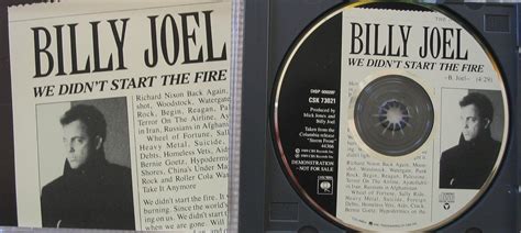 We didn't start the fire (3 tracks, 3 - Billy Joel: Amazon.de: Musik-CDs & Vinyl