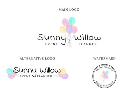 Party and Event Planner Logo Design Graphic by Pixie Lines · Creative Fabrica