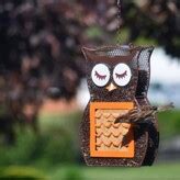 Heath Outdoor Products Heath Owl Design Metal Mesh Dual Seed and Suet Bird Feeder - ShopStyle ...