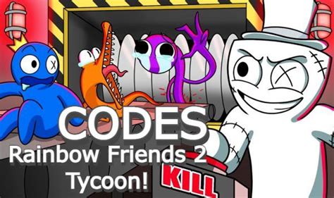 Rainbow Friends 2 Tycoon Codes - Roblox - February 2023