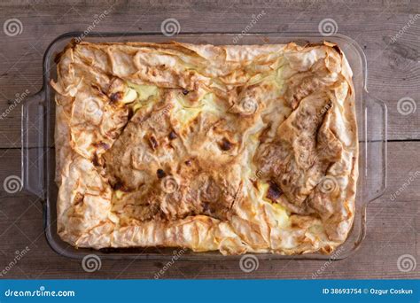 Freshly Baked Turkish Borek in an Oven Dish Stock Photo - Image of fresh, food: 38693754