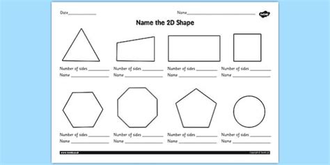 2D Shapes worksheets KS1 - Primary Resources - Twinkl