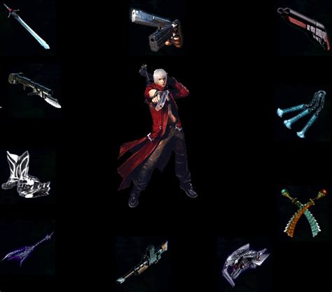 Dante with weapons from DMC3 by Gunblade7303 on DeviantArt