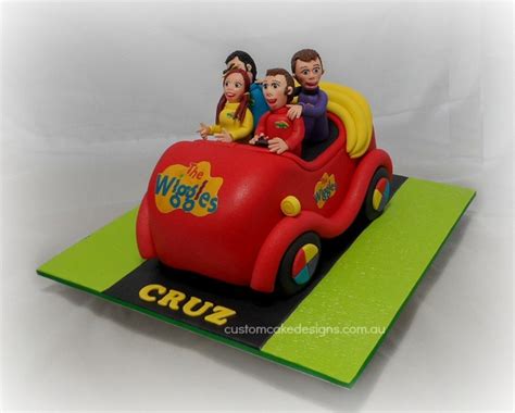 Wiggles Big Red Car Cake - CakeCentral.com