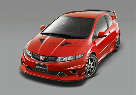 Aero Bonnet Mugen style Honda Civic FN2 (carbon, frp)