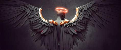 Angel, Angel Wings, Digital Art, 4K, #120 Wallpaper PC Desktop