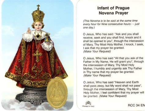 Infant Jesus Prayer, Divine Infant Jesus, Novena Prayers, Catholic ...