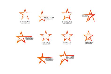 Star logo template (132497) | Logos | Design Bundles