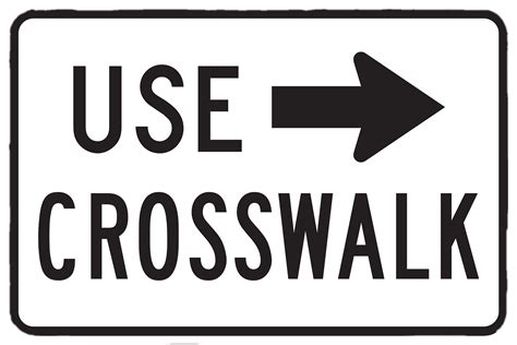 Use Crosswalk Sign transparent PNG - StickPNG