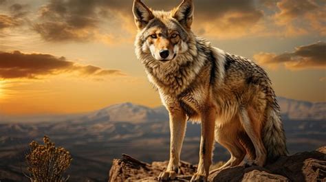 Premium AI Image | Image of a coyote in its natural habitat