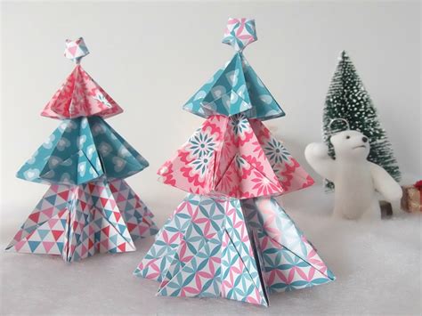 Décoration de Noël : Sapins origami - Truc & Tricks