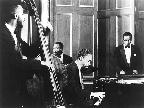 The Modern Jazz Quartet. Left to right: Percy Heath, Connie Kaye, John ...