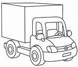 Little toy truck coloring Page  Free And Printable sketch template