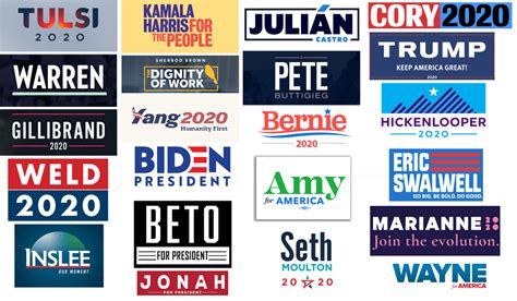 2020 Presidential logos : DesignPorn