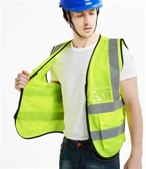 Buy Wholesale China Reflective Vest Jacket Strip Mesh Fabric Construction Security Safety Vest ...