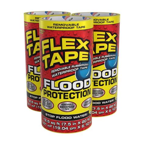 FLEX SEAL FAMILY OF PRODUCTS 7.50 in. x 20 ft. Flex Tape Flood ...