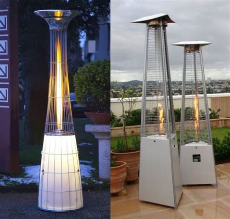 Outdoor Space Gas Heaters by Alpina - Remote Controlled, with Light