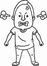 Angry Face Coloring Page At GetColoringscom  Free Printable Colorings sketch template
