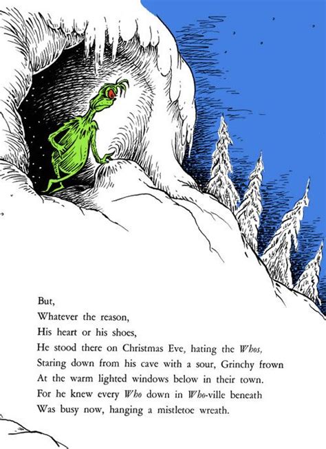 Dr Seuss The Grinch Book Quotes / Robert Kaufman | Dr Seuss Enterprises | How the Grinch ...