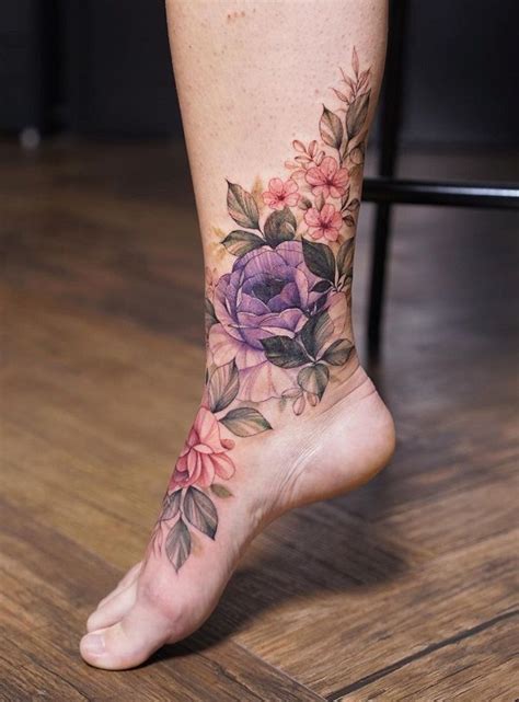 60+ Ankle Tattoos for Women | Art and Design | Ankle tattoos for women ...