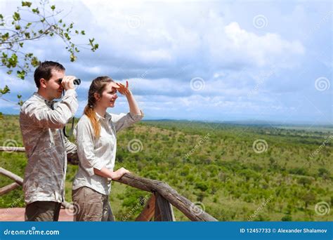 Safari vacation stock image. Image of girl, male, safari - 12457733