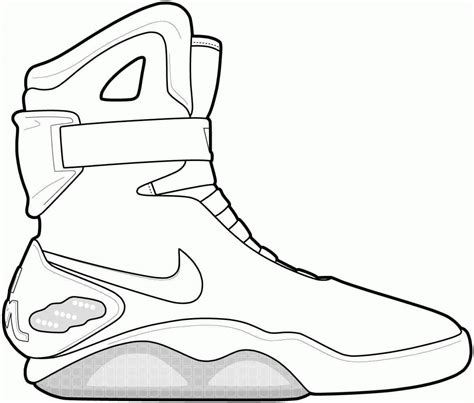 Jordan Shoe Drawing at PaintingValley.com | Explore collection of ...